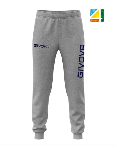Moon Pantalone Unisex Cotone Leggero Grigio Chiaro