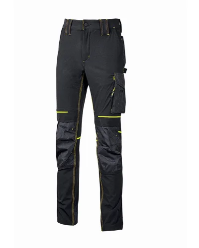 Pantaloni da lavoro donna Atom Lady elasticizzati Black carbon