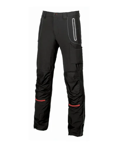 Pit | Pantalone Soft Shell Uomo Nero Antivento Elasticizzato