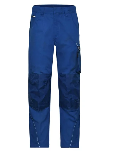 Pantaloni da lavoro robusti, rinforzo CORDURA, zip YKK Dark Royal