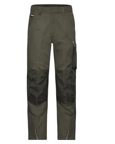 Pantaloni da lavoro robusti, rinforzo CORDURA, zip YKK