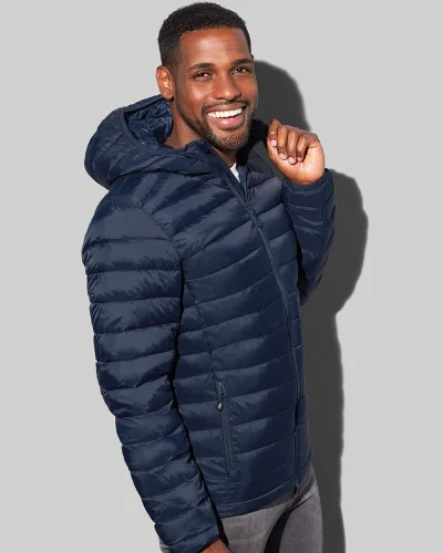 Piumino Uomo Lux Cappuccio Nylon Regular Antivento