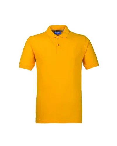 Take Time Polo uomo cotone piqué, fascia parasudore a contrasto Giallo