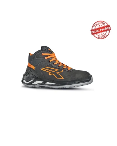 U-Power 360 Scarpa Antinfortunistica Alta Nabuk S3 Antiscivolo