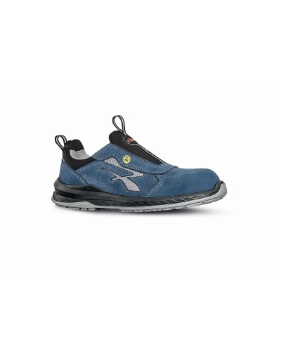 Scarpa antinfortunistica U-Power Mistral S1P blu pelle leggera