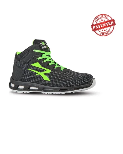 Scarpe antinfortunistiche U-Power RedLion S3 nere in Putek HyperTex