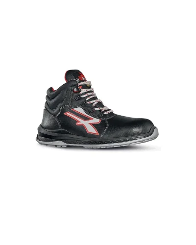 Scarpe antinfortunistiche alte Boston S3 Lotto nere resistenti