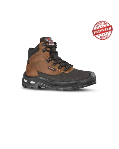 Scarpe antinfortunistiche alte U Power Red Lion S3 nere Infinergy