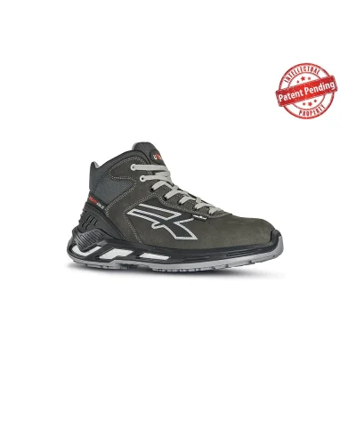 Scarpe antinfortunistiche alte U-Power Strike nabuk S3 SRC nere