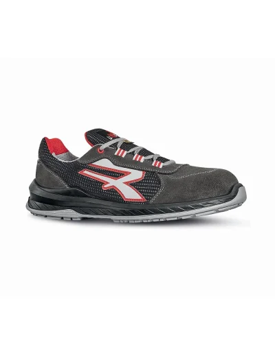 Scarpe antinfortunistiche basse Demon nere leggere e resistenti