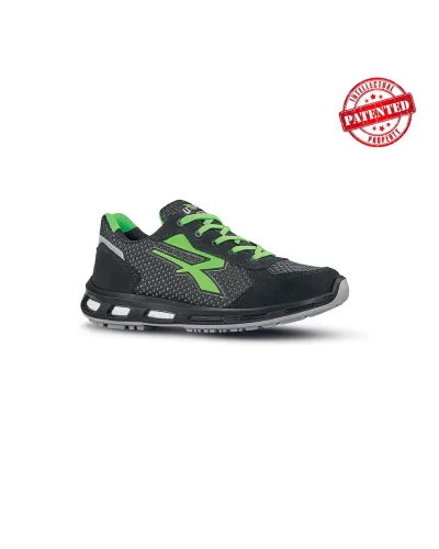 U-Power Nate: Scarpe antinfortunistiche basse pelle scamosciata blu