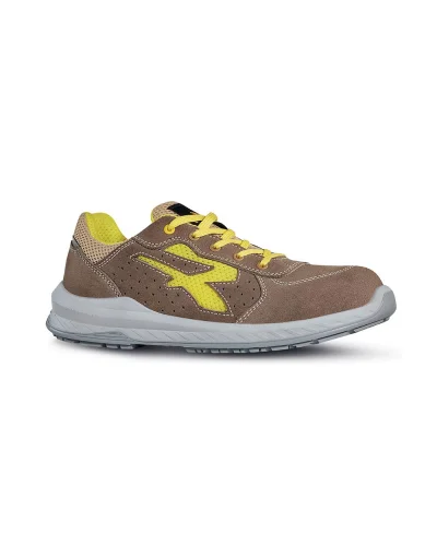 Scarpe U-Power Reflex nere S1P pelle scamosciata antinfortunistiche