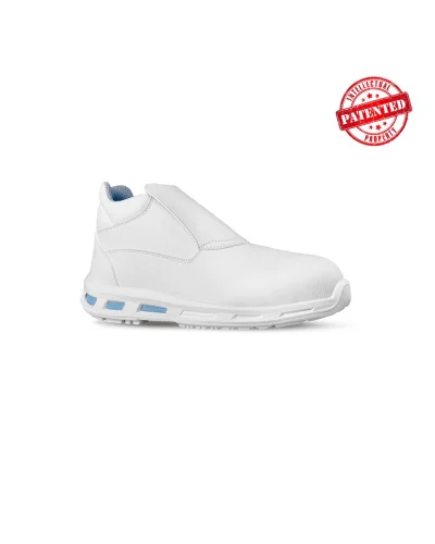 Scarpe antinfortunistiche bianche U Power S2 SRC Metal Free leggere