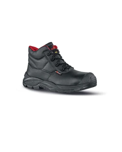 Scarpe antinfortunistiche U Power Squirrel nere S3 pelle metal free