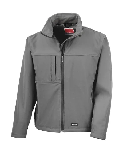 Giacca Softshell Tre Strati Uomo Impermeabile TPU Grey