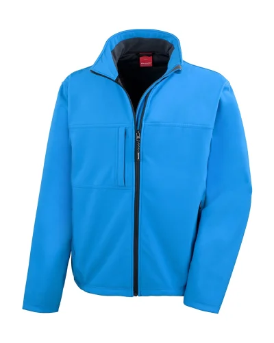 Giacca Softshell Tre Strati Uomo Impermeabile TPU Azure