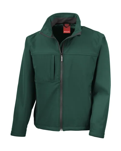 Giacca Softshell Tre Strati Uomo Impermeabile TPU Bottle green