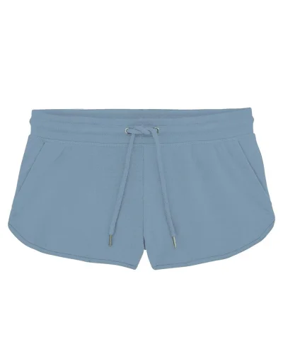 Pantaloncini donna Cosmo felpa Mineral Blue
