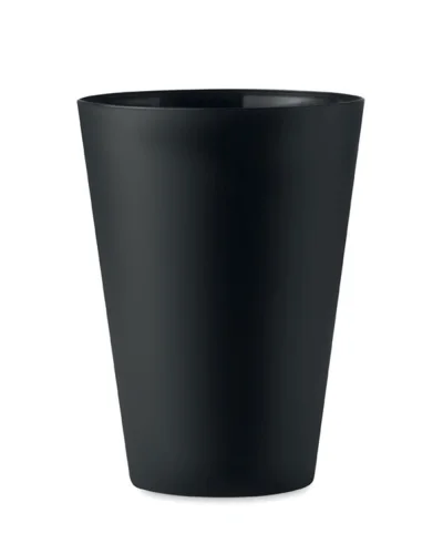 FESTA LARGE Bicchiere Riutilizzabile PP 300ml Smerigliato Trasparente Nero