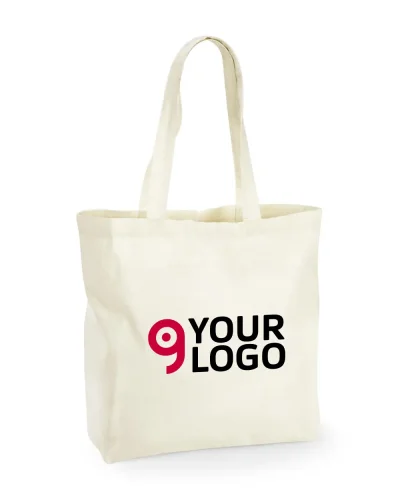 Maxi Tote Shopper  cotone biologico, naturale eco