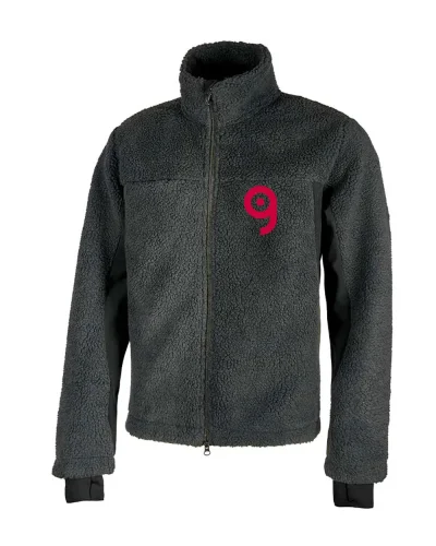 Giacca ibrida Vertigo nera slim fit in softshell e micropile