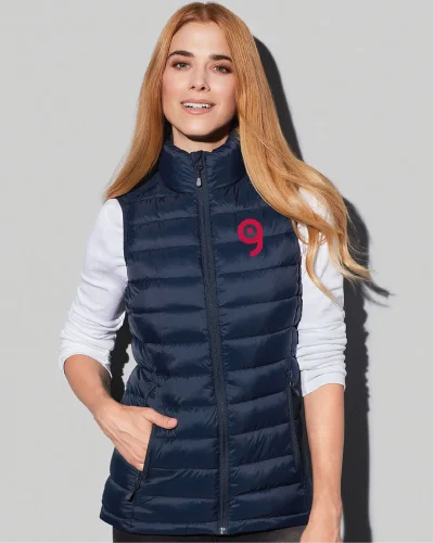 Lux Smanicato Donna imbottito nylon, vestibilità regolare