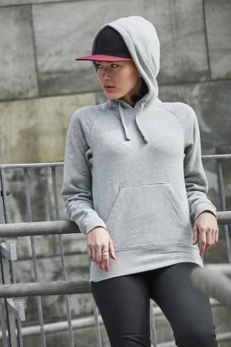 Felpa Donna con Cappuccio Active Hoody 100% Poliestere 420g/m²