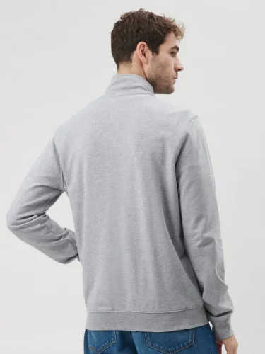 Felpa Prince con zip intera, french terry