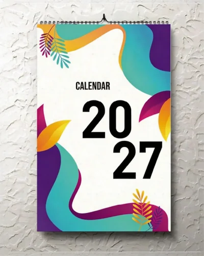 Calendario da parete con foro 13 Fogli cm 21x29,7