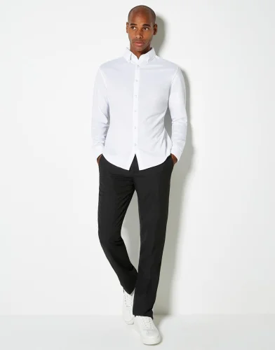 Camicia piqué Superwash 60º Tailored Fit