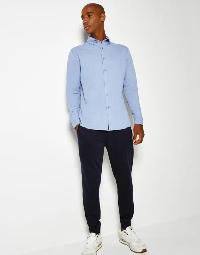 Camicia piqué Superwash 60º Tailored Fit