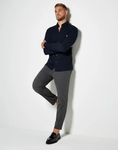 Camicia piqué Superwash 60º Tailored Fit