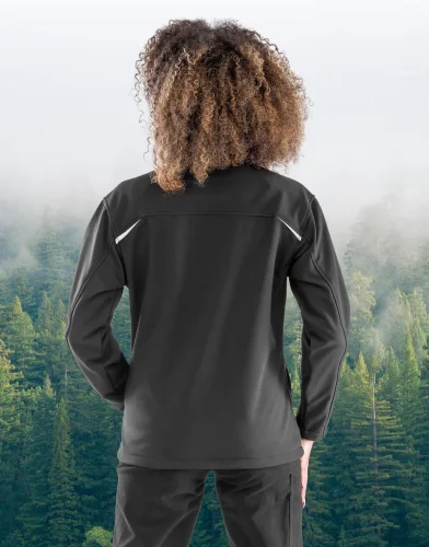 Giacca Softshell Donna 3 Strati Riciclata Antipioggia