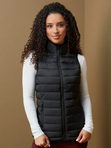 Lux Smanicato Donna imbottito nylon, vestibilità regolare