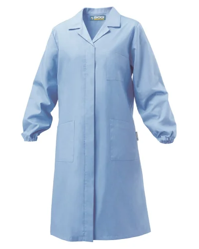 Camice donna Roberta regular Celeste