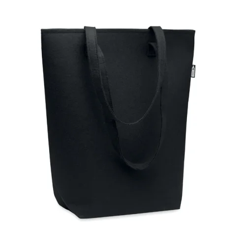 NATA Shopper in feltro RPET 38x42 cm manici lunghi 140g
