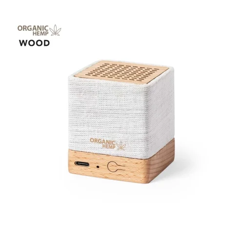 Cassa Dorkin Bluetooth 5.0 Canapa e Legno Naturale 3W Eco