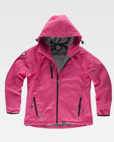 Giacca Antivento Donna , Workshell, Nera, Termica e Traspirante