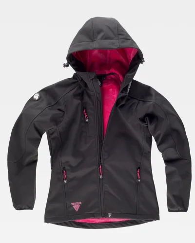 Giacca Antivento Donna , Workshell, Nera, Termica e Traspirante