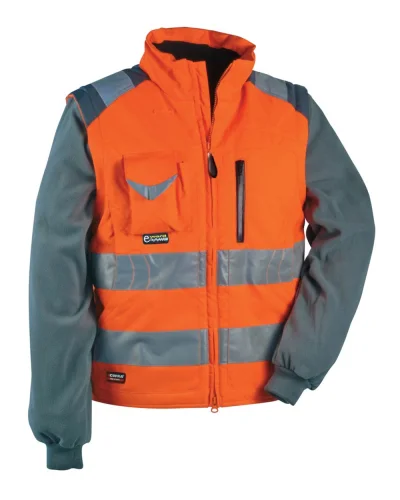Gilet alta visibilità Signal con bande riflettenti