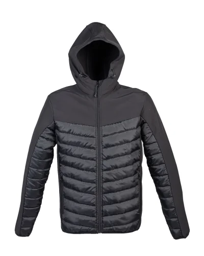 Giubbotto Tamigi Man softshell, imbottito, uomo Black/Black