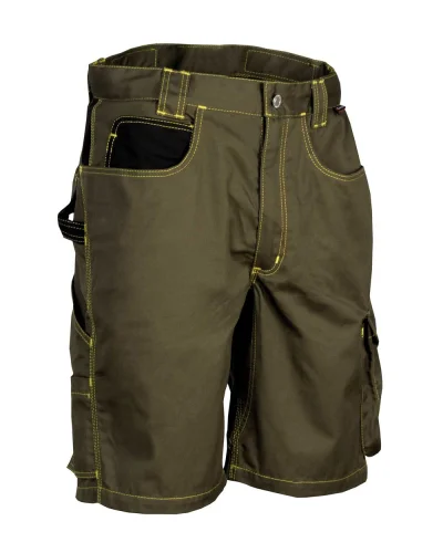 Pantaloncini da lavoro Tile resistenti con tasche multiuso Fango/Nero