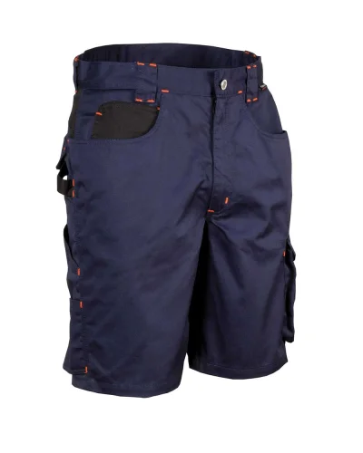 Pantaloncini da lavoro Tile resistenti con tasche multiuso Navy/Nero