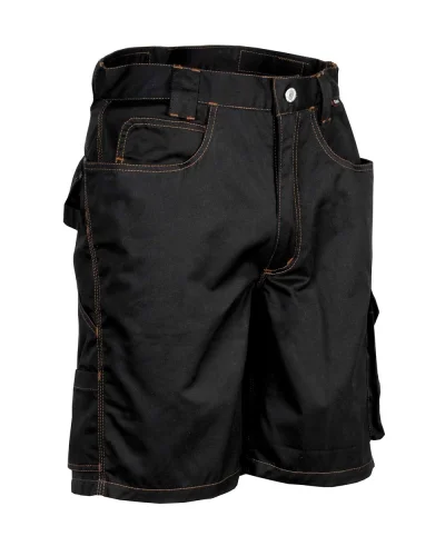Pantaloncini da lavoro Tile resistenti con tasche multiuso Nero/Nero