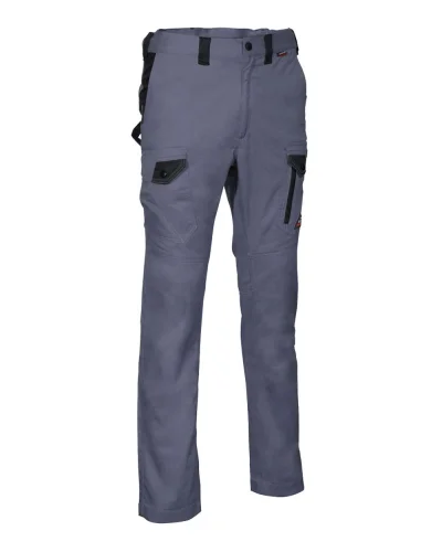 Pantaloni da lavoro Jember con tasche rinforzate Avion/Nero