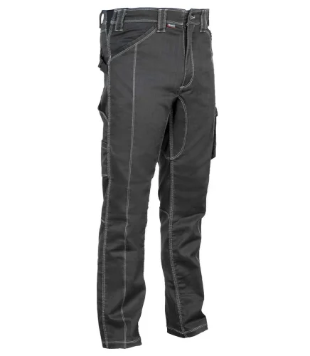 Pantaloni da lavoro Dothan multitasche resistenti uomo Antracite/grigio