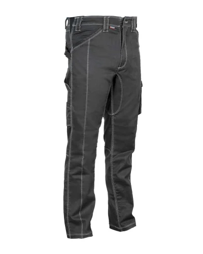 Pantaloni da lavoro Limeira grigi multitasche rinforzati Antracite/grigio