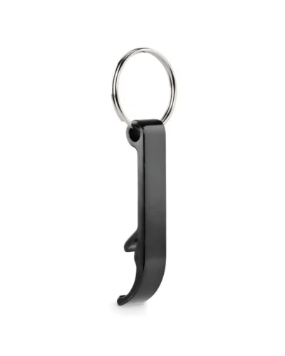 OVIKEY Apribottiglie portachiavi alluminio riciclato lucido 7,5cm