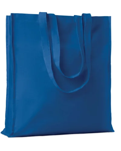 PORTOBELLO Shopper in cotone OEKO-TEX 140gr/m² 38x42cm Manici lunghi Royal