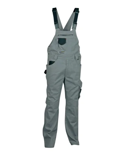 Salopette da lavoro Pocket con tasche multiuso Grigio/Nero